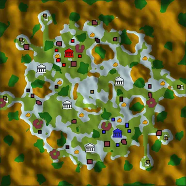 Mount Olympus lobby / in-game minimap