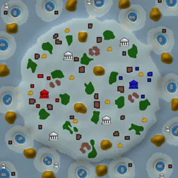 Frozen Continent lobby / in-game minimap